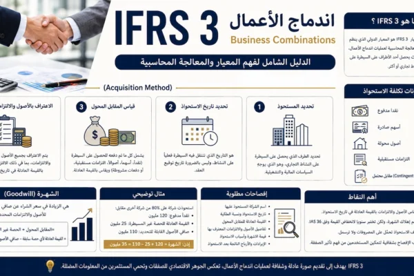 معيار IFRS 3 اندماج الأعمال (Business Combinations)
