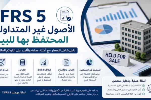 IFRS 5 الأصول غير المتداولة المحتفظ بها للبيع