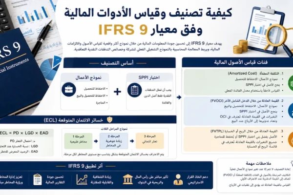 كيفية تصنيف وقياس الأدوات المالية IFRS 9