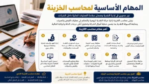مهام محاسب الخزينة في الشركات بالتفصيل