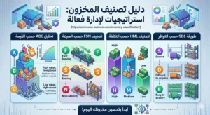 تصنيف المخزون دليل شامل لتحسين إدارة المخزون وزيادة كفاءة الأعمال