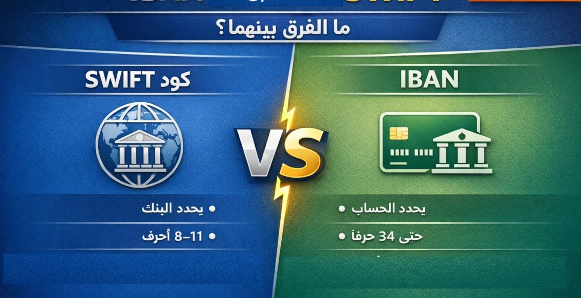 الفرق بين السويفت كود SWIFT CODE ورقم الآيبان IBAN